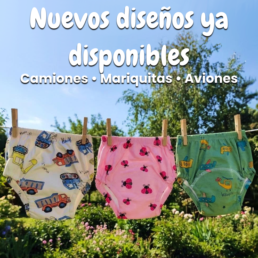 Ropa interior de entrenamiento para ir al baño