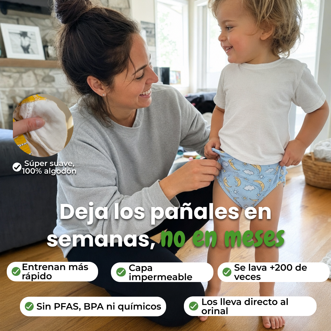 Ropa interior de entrenamiento para ir al baño